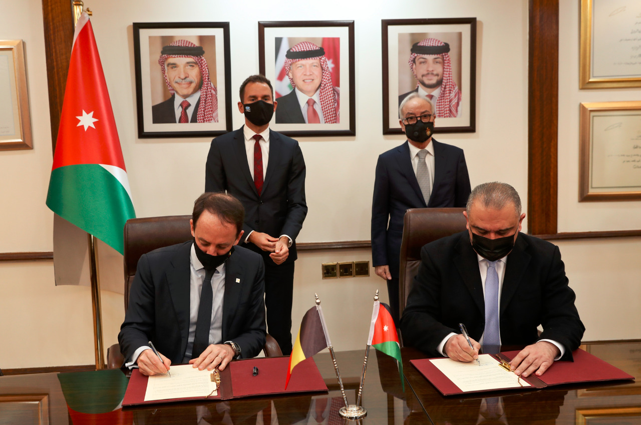 توقيع اتفاقية تأسيس مكتب للوكالة البلجيكية للتنمية في عمان