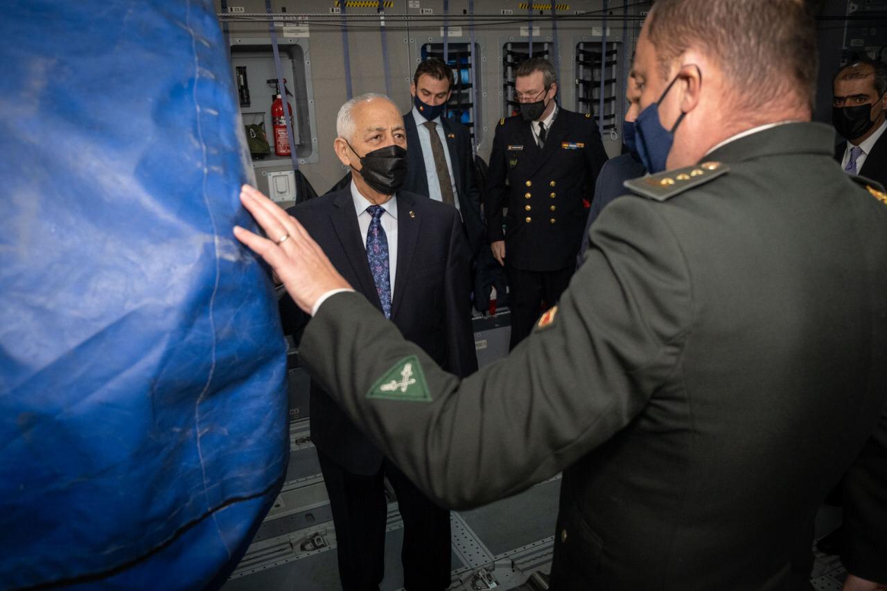 وصول طائرة مساعدات طبية إلى الأردن قادمة من بلجيكا