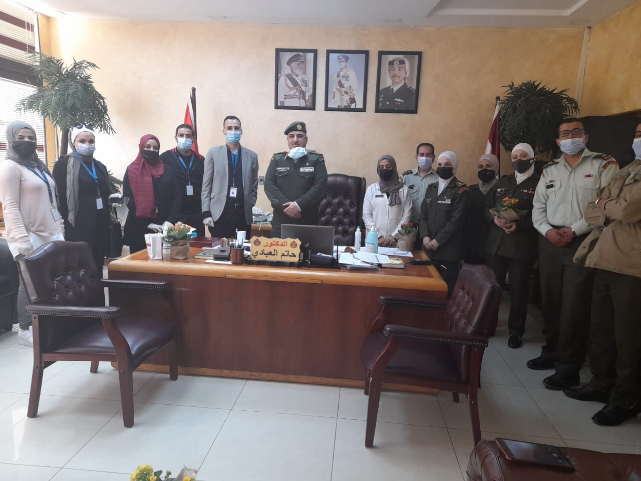 معهد العناية بصحة الأسرة يزور مركز القلب في المدينة الطبية