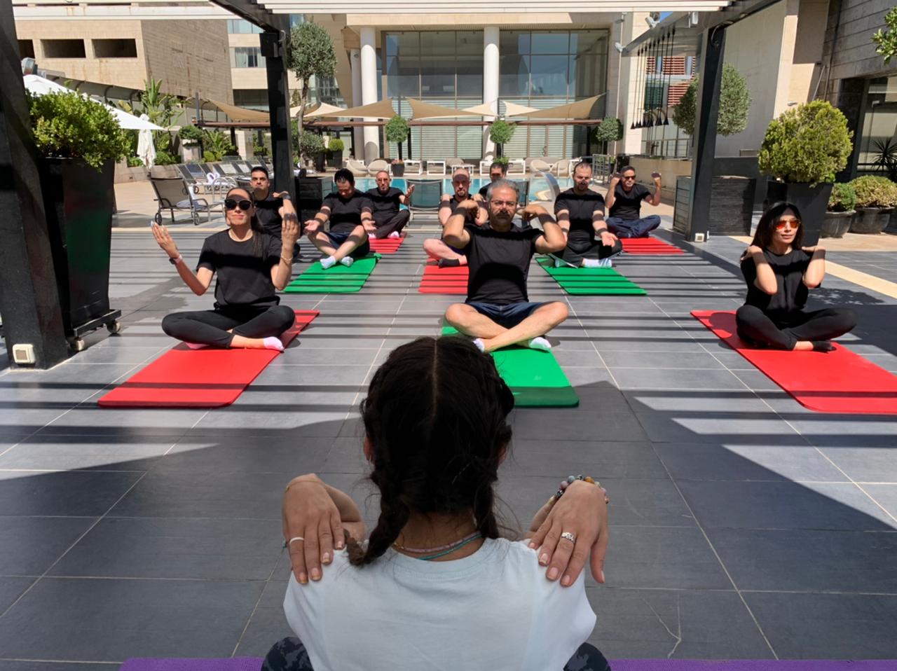 Kempinski Hotel Amman celebrates Int'l Yoga Day
