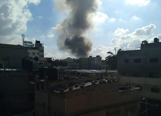 انفجار ضخم بسوق شعبي في غزة