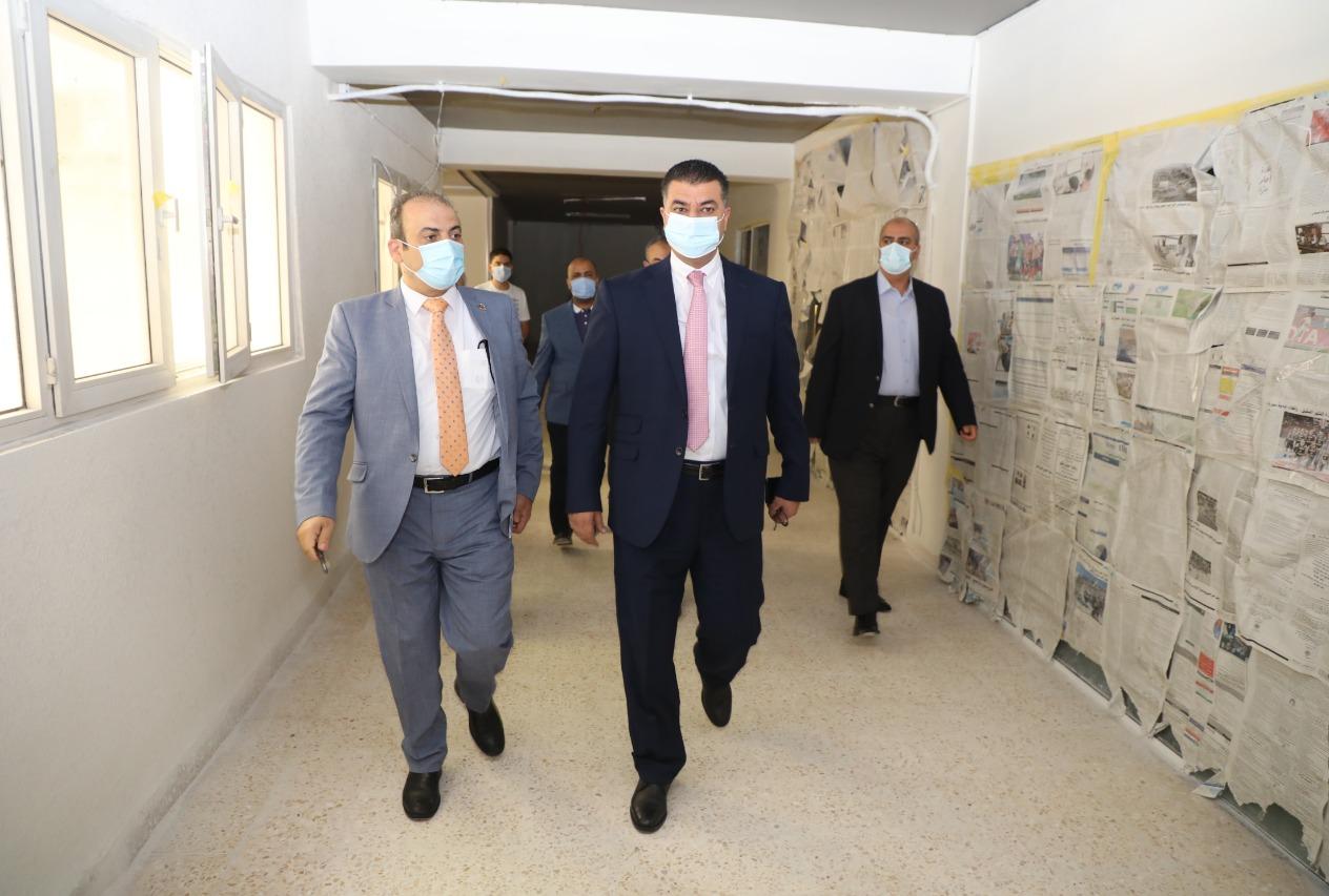 وزير الزراعة يطّلع على البنى التحتية لإنشاء حاضنة الابتكار الزراعي