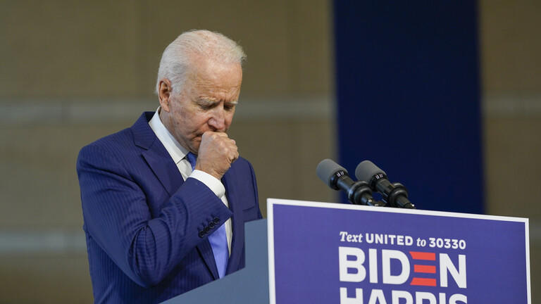 البيت الابيض عن سعال بايدن : لا يوجد أي سبب للقلق