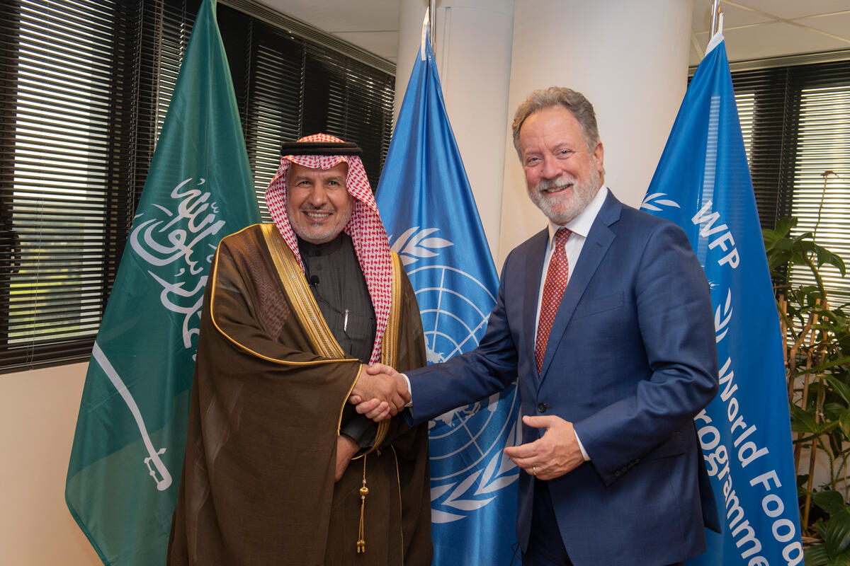 KSRELIEF contributes $16.8 million to WFP to support its operations in Jordan ,Pakistan