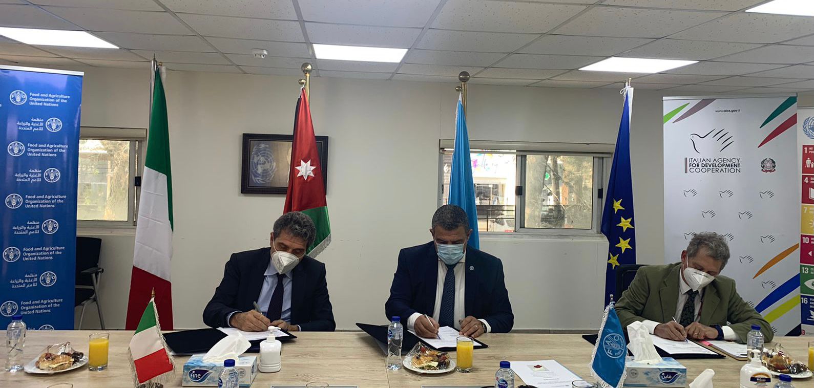 Italy , FAO partner to support vulnerable communities in Jordan