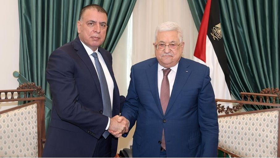 Palestinian president receives interior minister