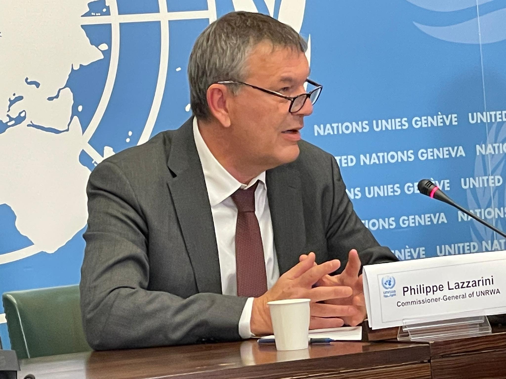 UNRWA urges int'l community to support its lifesaving mission amid urgent funding shortfalls