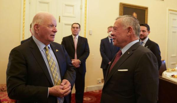 الملك يلتقي لجنة العلاقات الخارجية في الكونغرس الامريكي