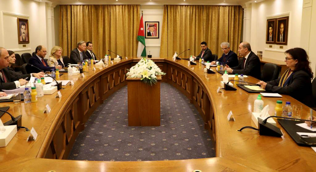 الصفدي يلتقي وفد المجموعة البريطانية في الاتحاد البرلماني الدولي