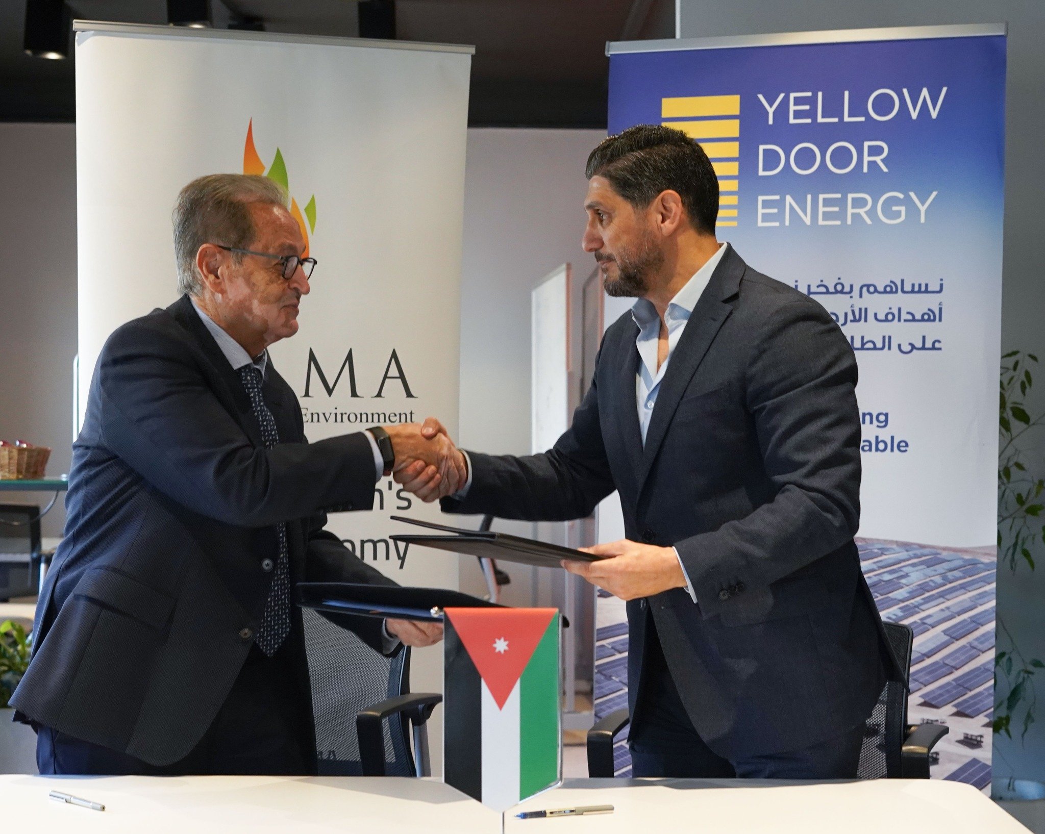 Agreement to provide solar PV training for youths in Jordan