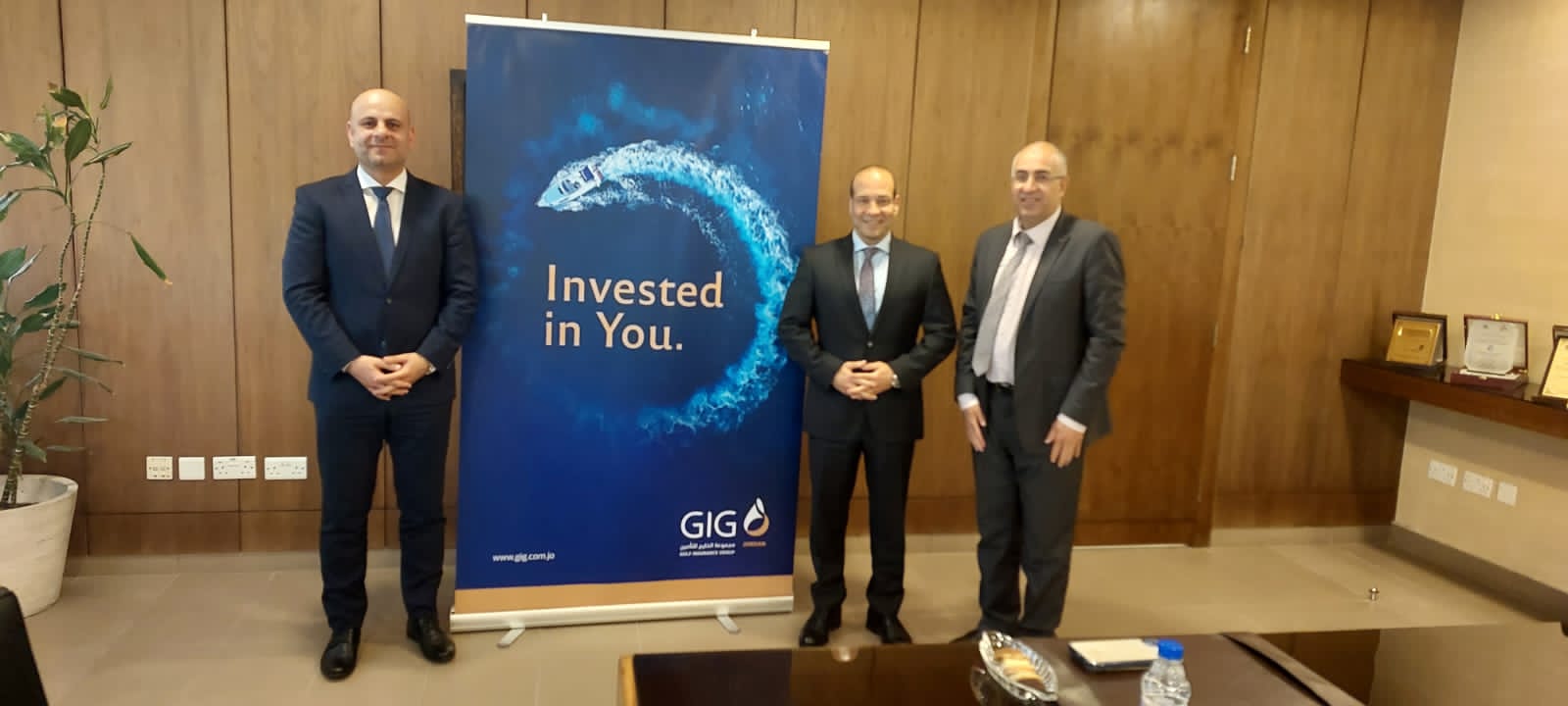 مدير الاتحاد الأردني لشركات التأمين يلتقي الرئيس التنفيذي لمجموعة الخليج للتأمين