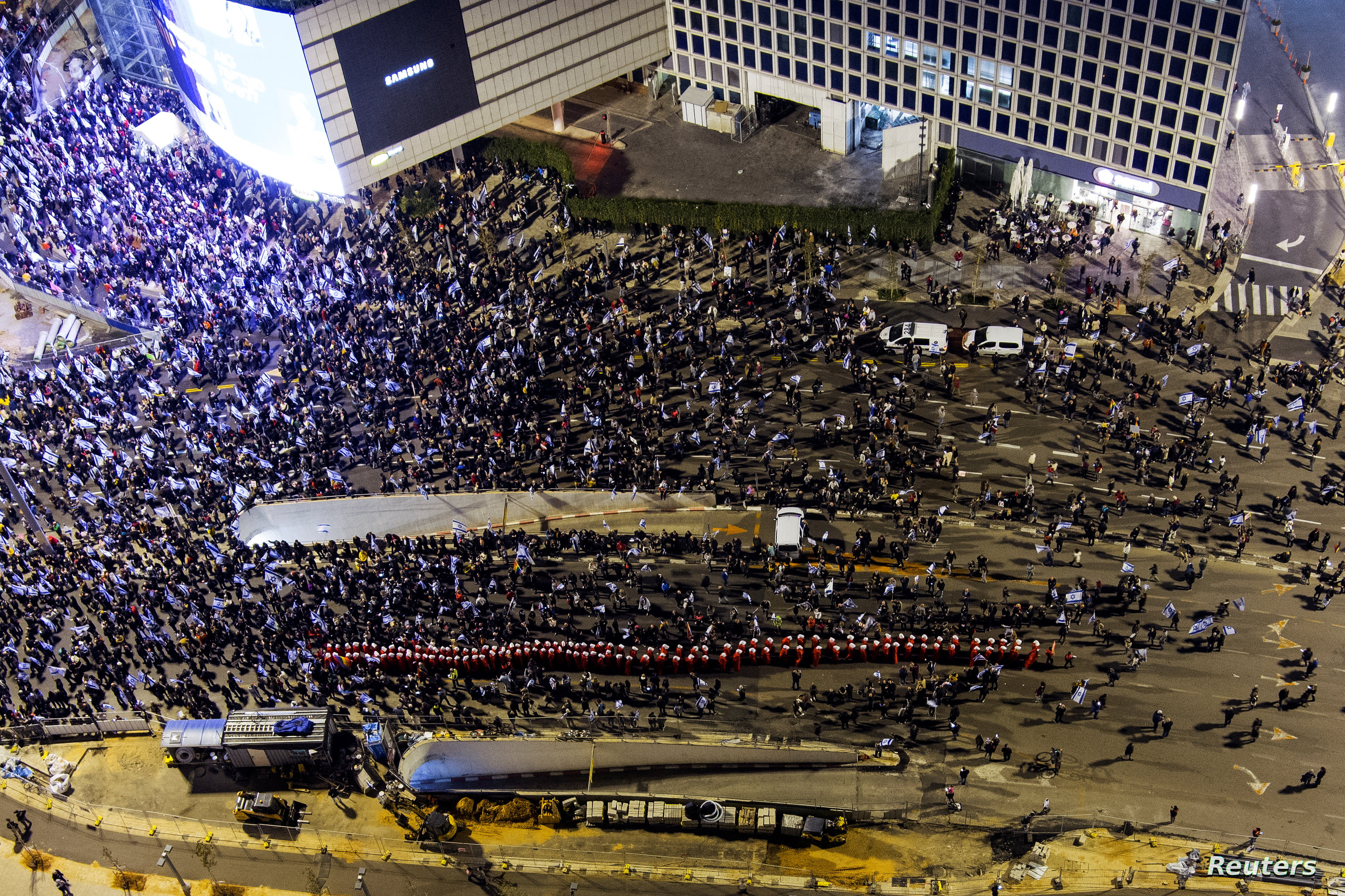 تعليق الرحلات المغادرة من مطار بن غوريون