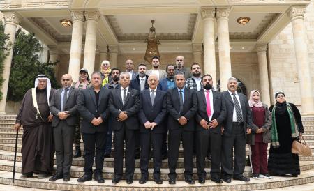 العيسوي يلتقي اعضاء جمعية رابطة بصمة وفاء