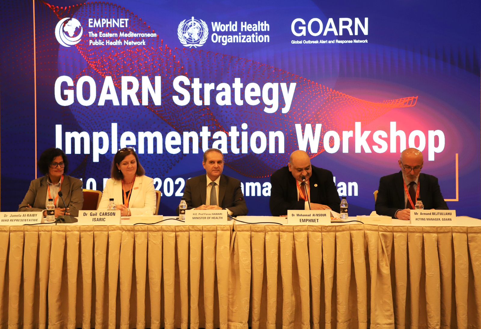 WHO’s Global Outbreak Alert and Response Network meets in Jordan to discuss its Strategy