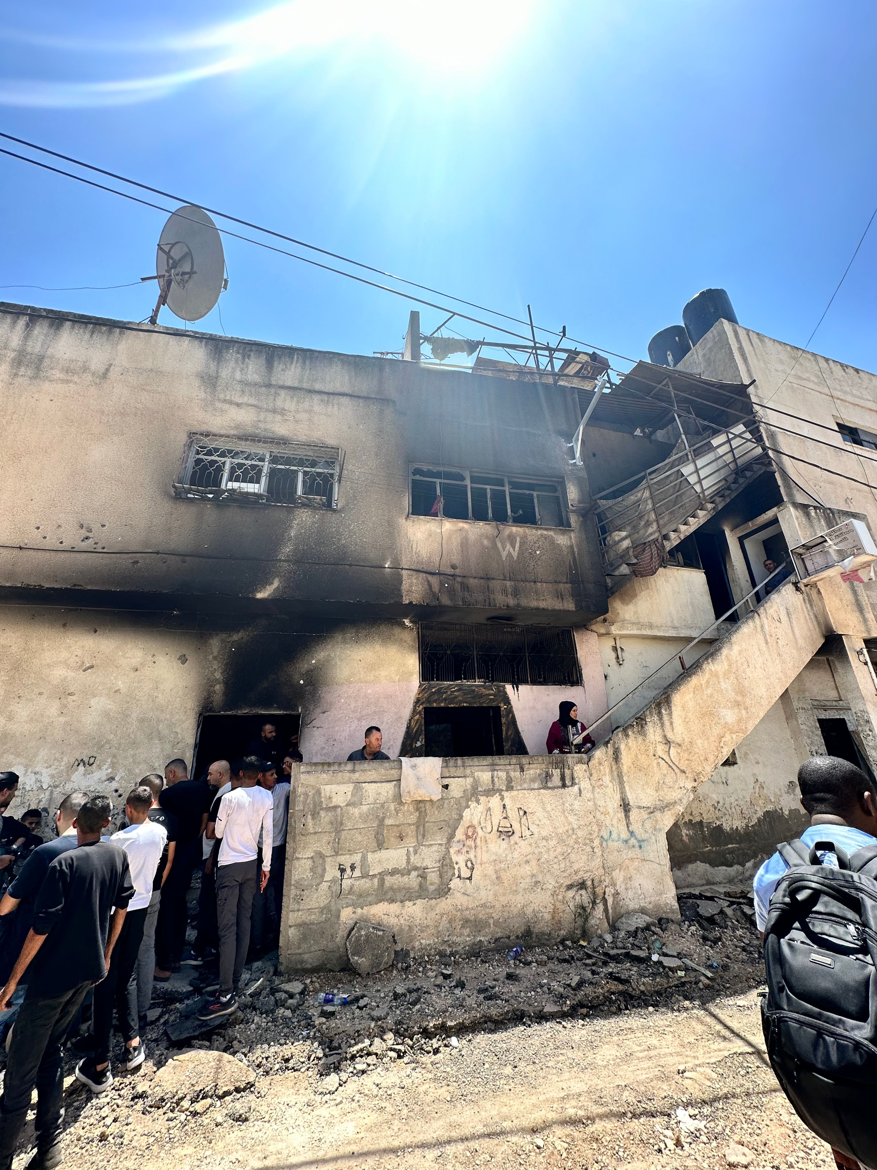 UNRWA high-level visit to severely destructed Jenin Camp