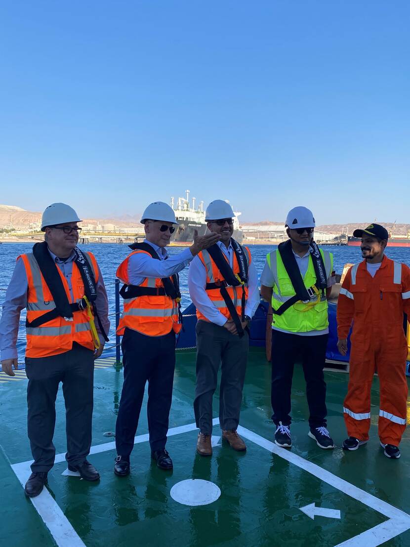 Ambassador Verweij stresses Dutch support for sustainable development in Aqaba