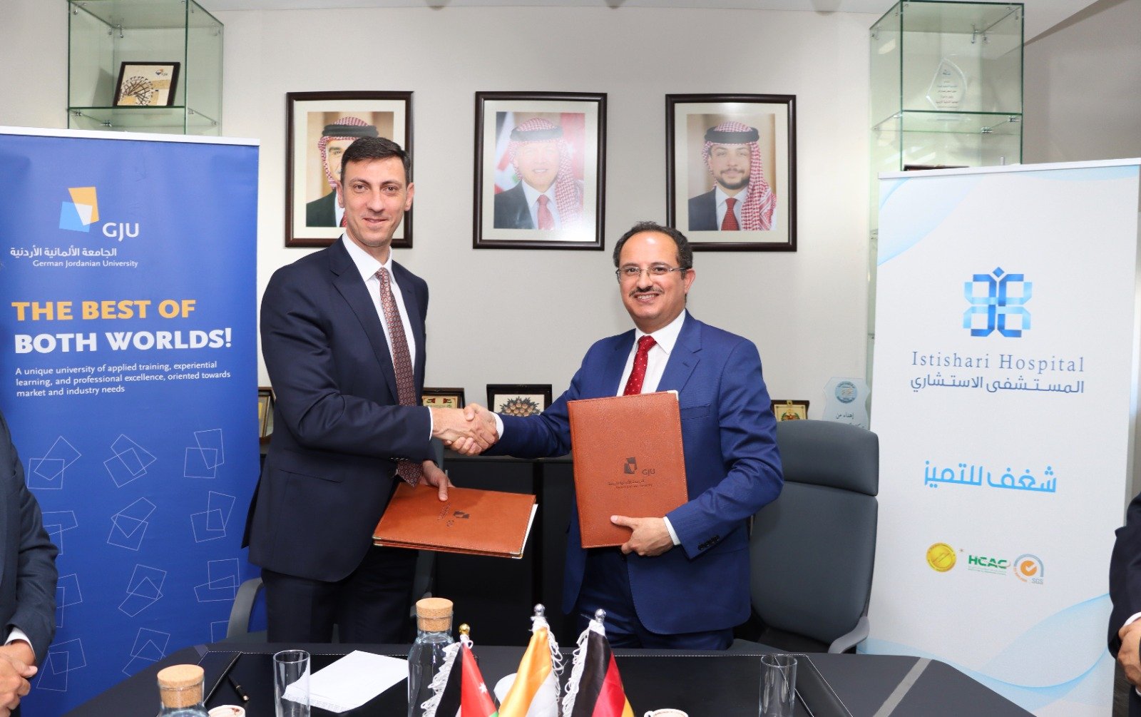 GJU , Istishari Hospital partner to provide nursing students with training opportunities