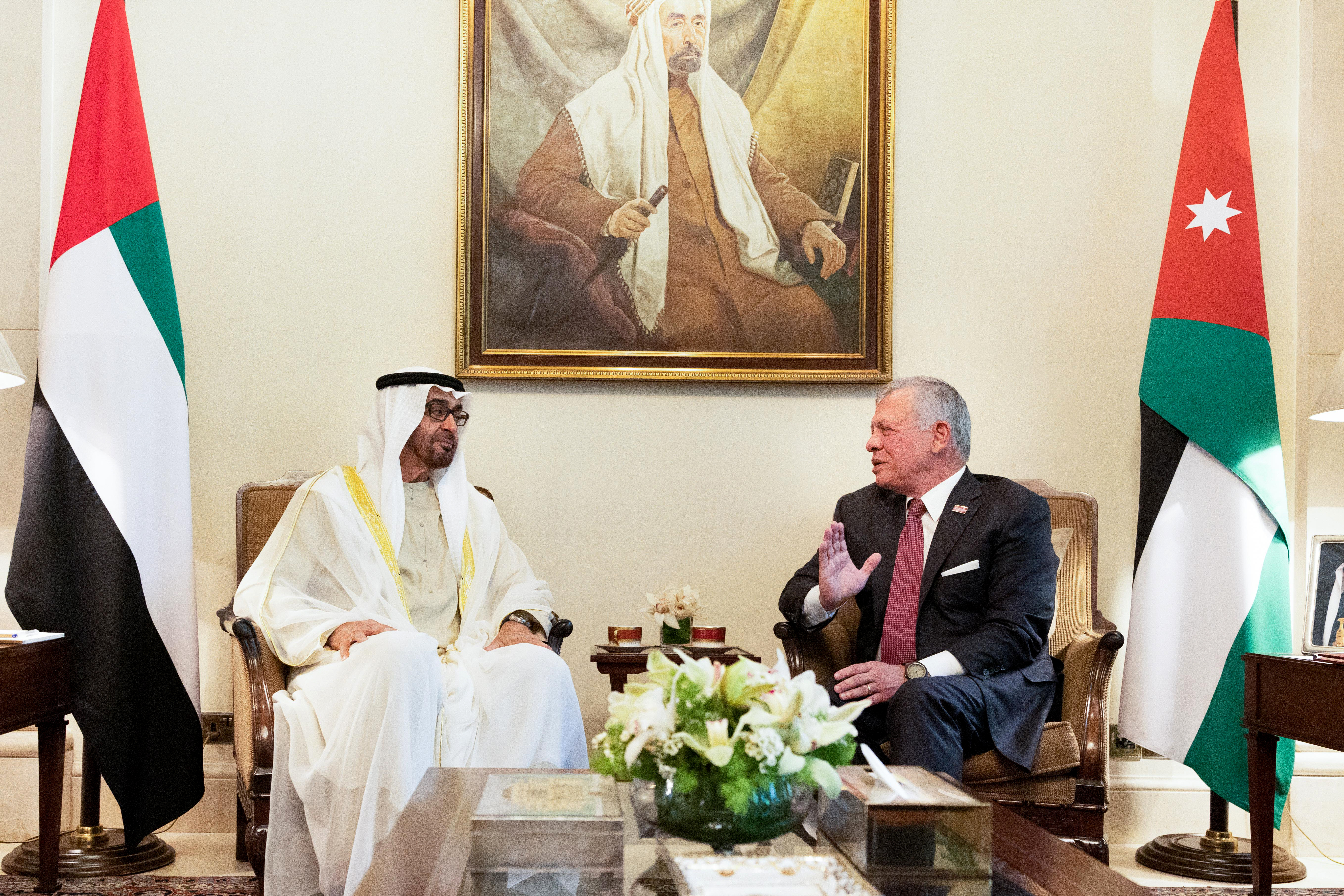 King , UAE president hold talks in Amman