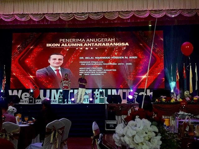 Jordanian Professor awarded Universiti Malaysia Terengganu Alumni Icon 2023