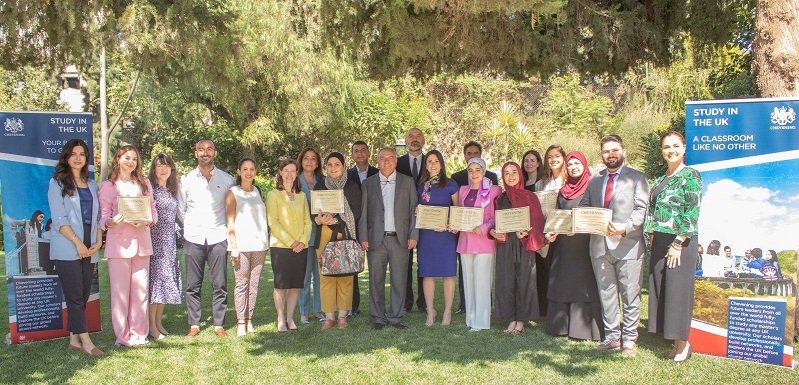 Chevening scholars from Jordan depart for UK to pursue Master's degrees