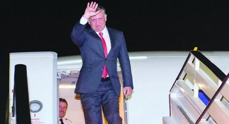 King departs for Cairo to participate in international summit to stop war on Gaza