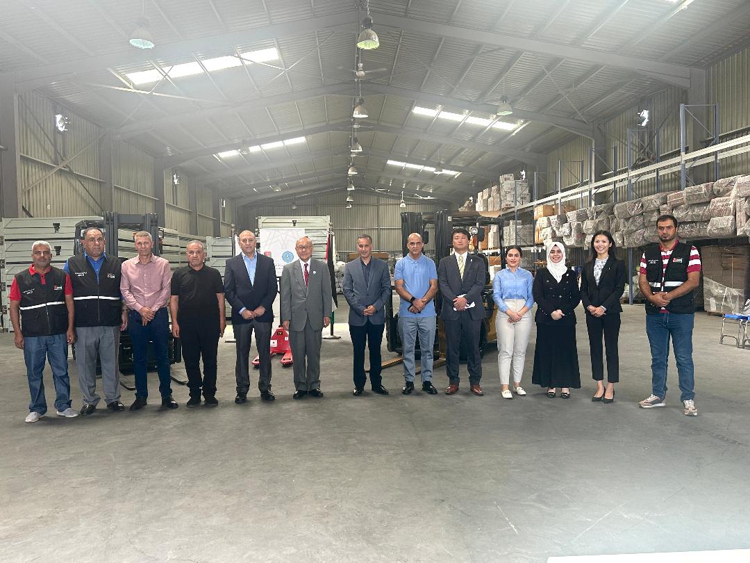 Japan donates cargo-handling and storage equipment to JHCO