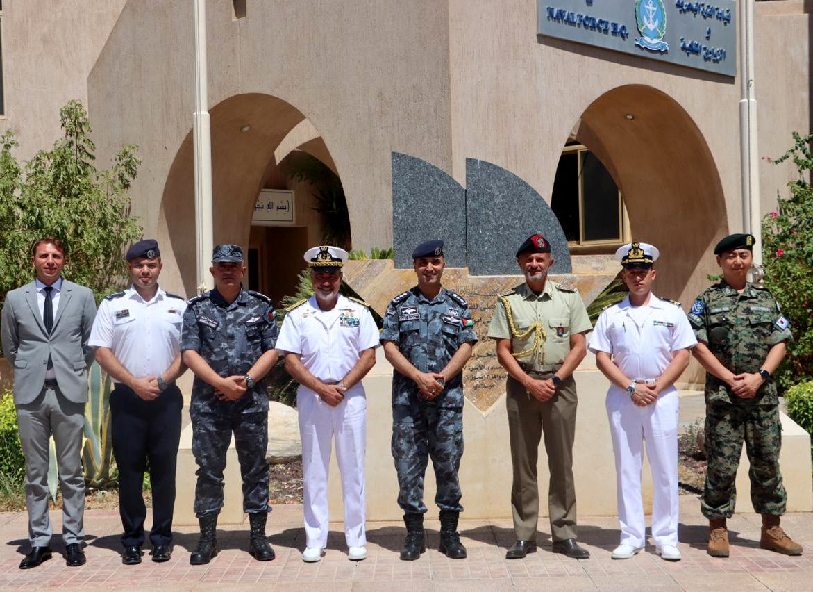 EUNAVFOR Operation ATALANTA commander visits Royal Jordanian Navy