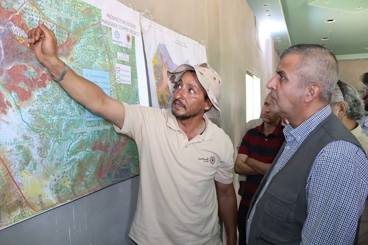 Energy Minister highlights promising copper exploration project in Wadi Araba