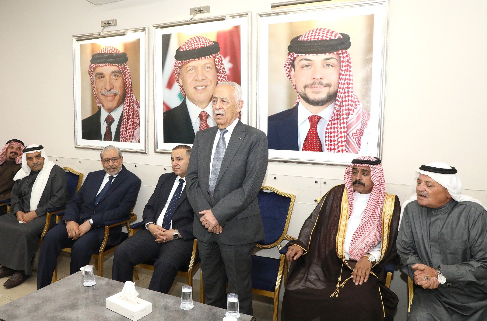 العيسوي يعزي عشيرتي الياصجين / العبادي  وآل مزرعاوي