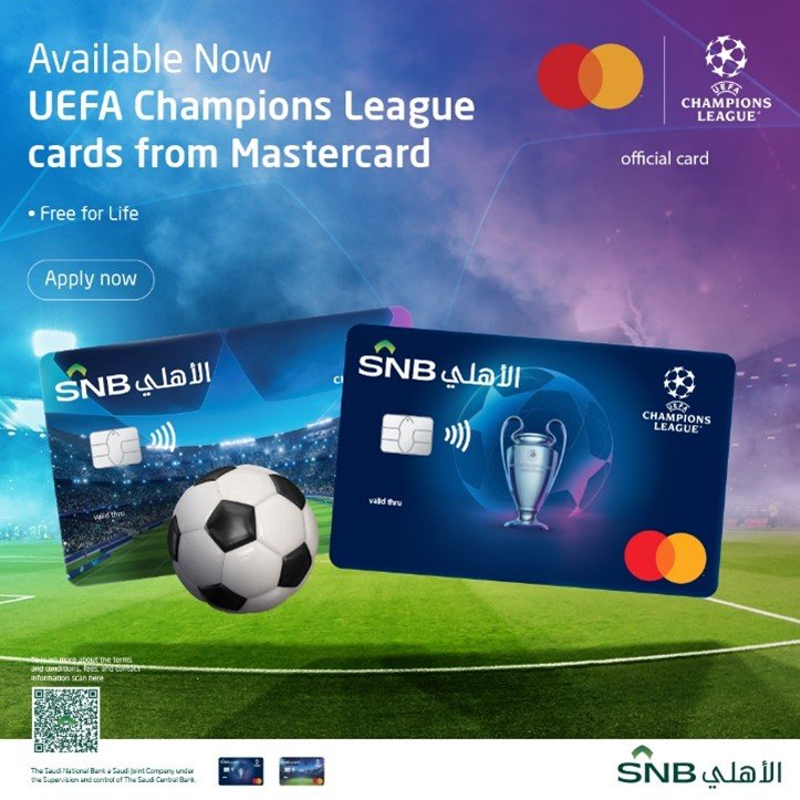 Saudi National Bank and Mastercard launch UEFA Champions League cards