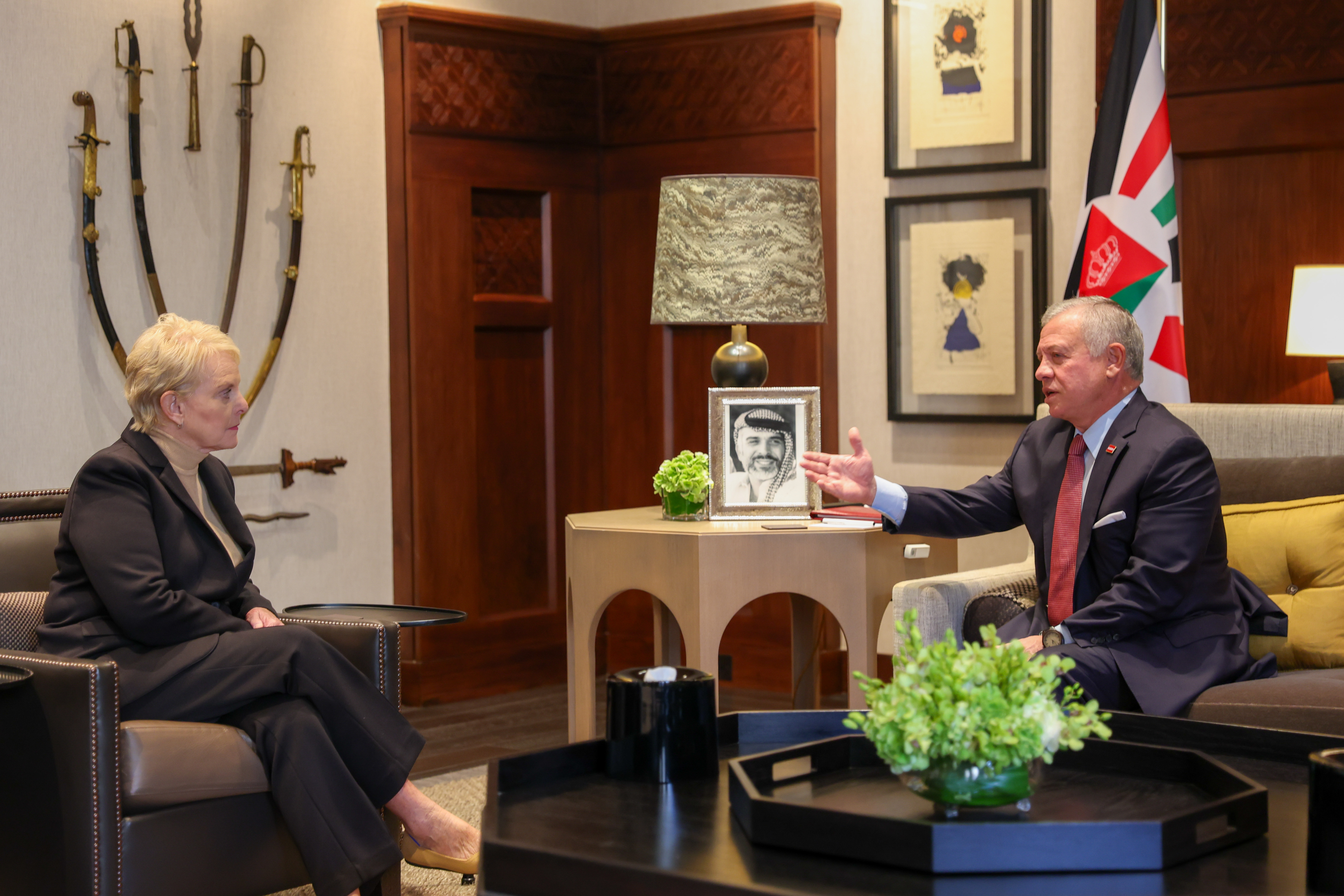 King, WFP chief discuss ways to sustain aid delivery to Gaza