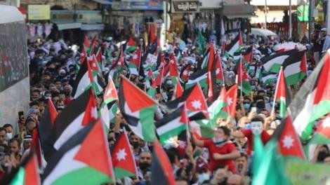 Jordan’s Human Rights Center commends peaceful protests for Gaza