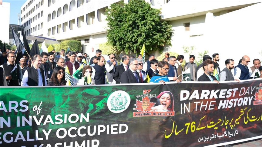 Pakistan Embassy in Jordan marks "Kashmir Black Day"