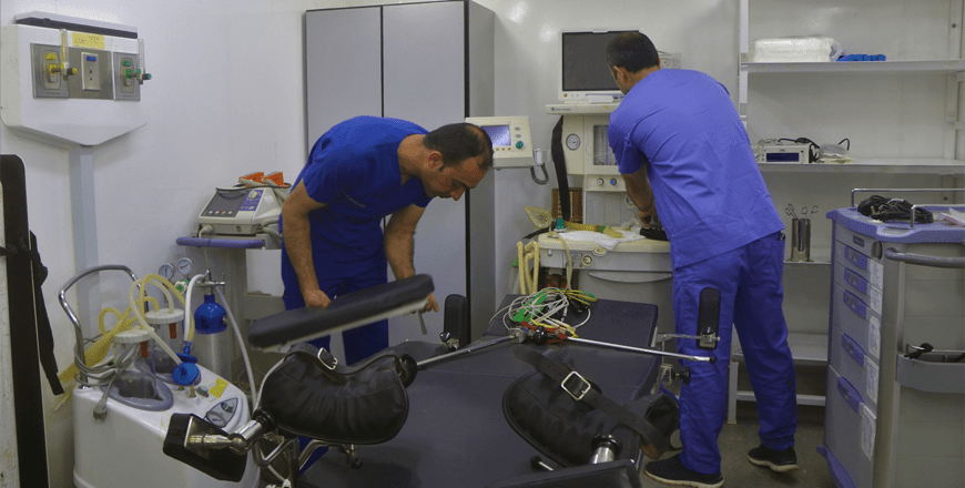 Jordanian ambassador to Palestine visits new military field hospital in Nablus