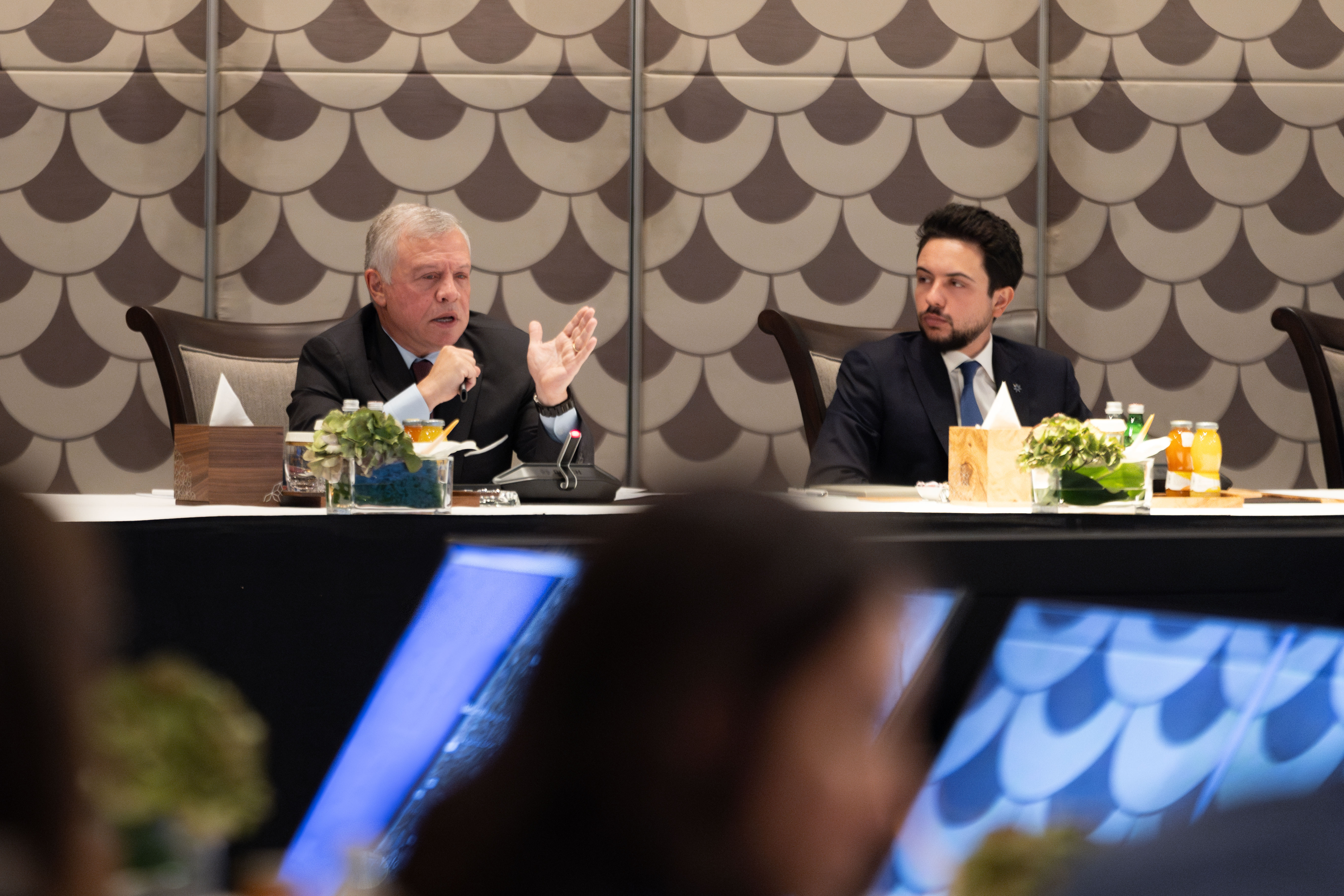 King holds international emergency meeting to coordinate Gaza humanitarian response