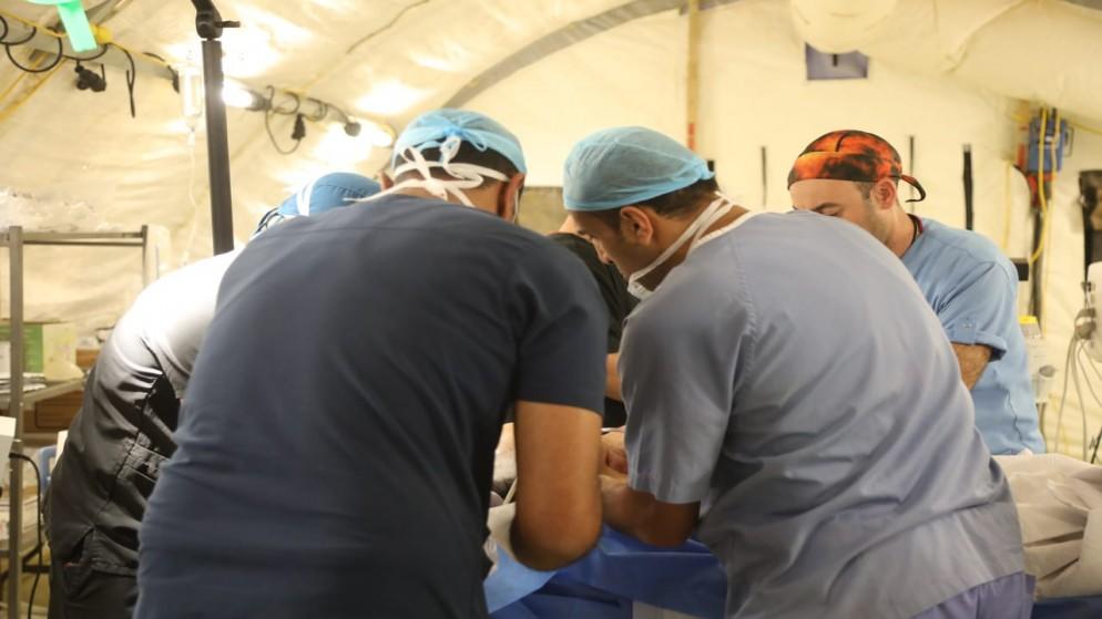 Jordanian field hospital treats hundreds of wounded in Khan Yunis