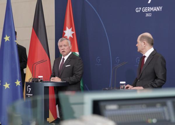 King , in call with German chancellor, urges immediate Gaza ceasefire