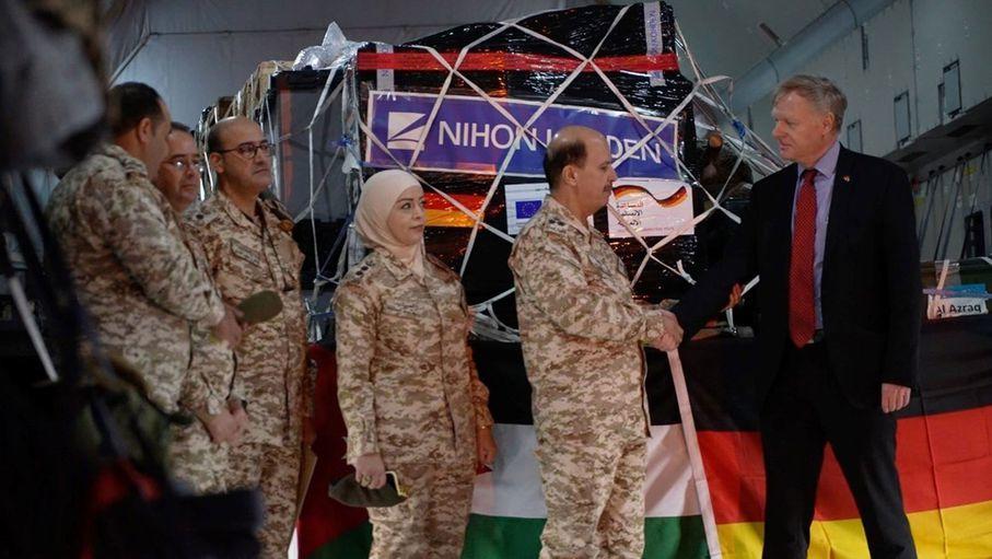 Germany supports Jordanian Field Hospital in Gaza with medical equipment