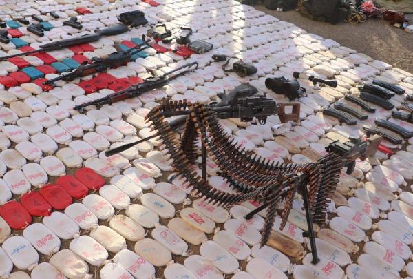 Security forces crack down on drug trafficking in Ruwaished area