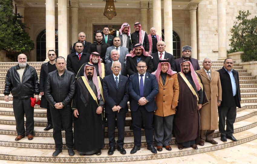 العيسوي يلتقي وفدا من أبناء عشيرة الزعبي