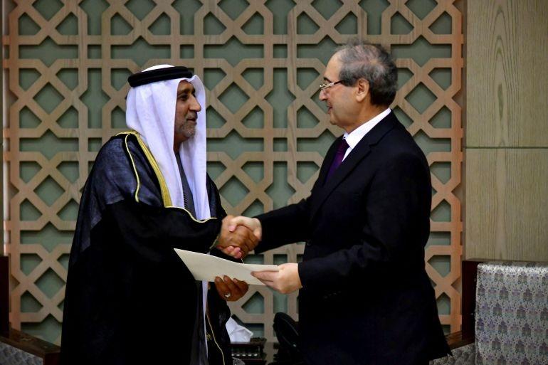 UAE appoints its first ambassador to Syria since 2011