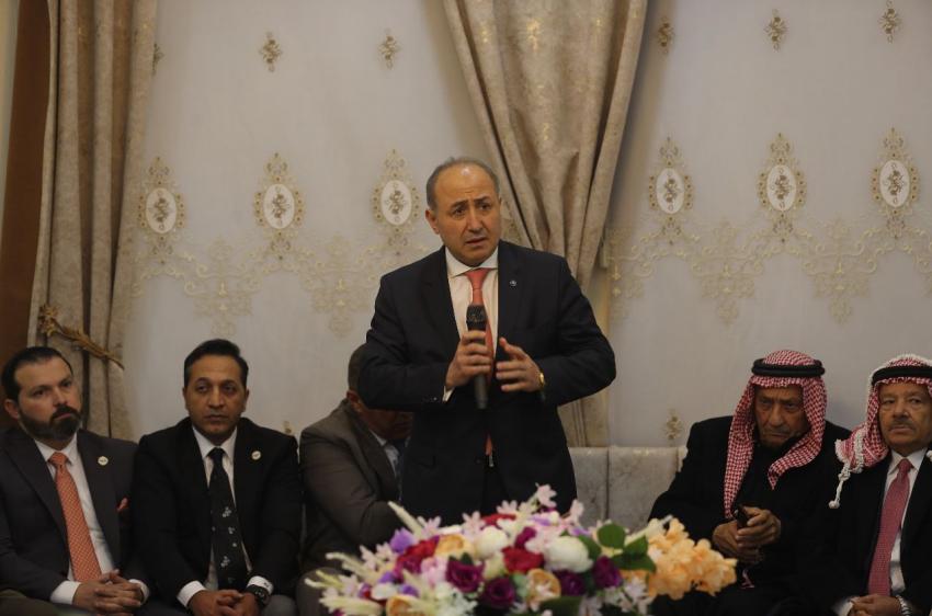 "Azm" Party leader outlines policies to boost key sectors at Zarqa meeting