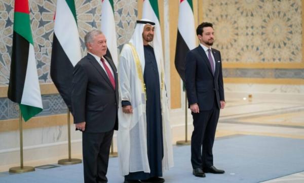 King receives UAE president in Amman