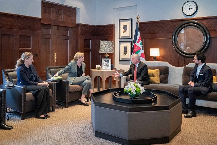 King receives USAID administrator