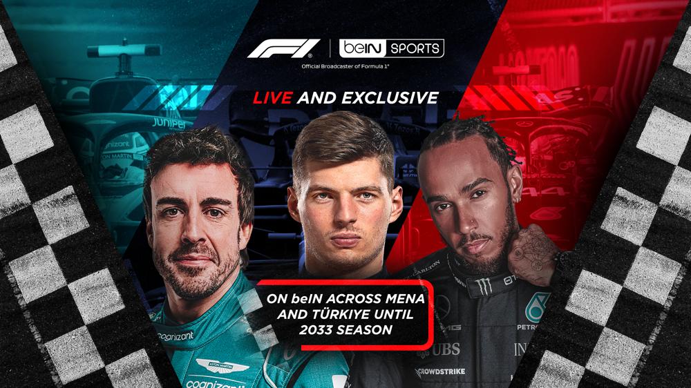 beIN media group secures exclusive 10-year broadcast partnership with Formula1