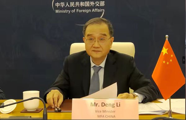 Uphold justice and shoulder responsibility in promoting a comprehensive,  just and lasting solution to question of Palestine