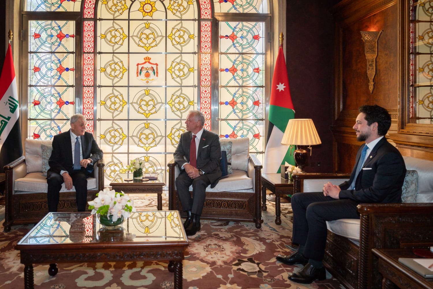 King, Iraq president hold talks on current developments, situation in Gaza