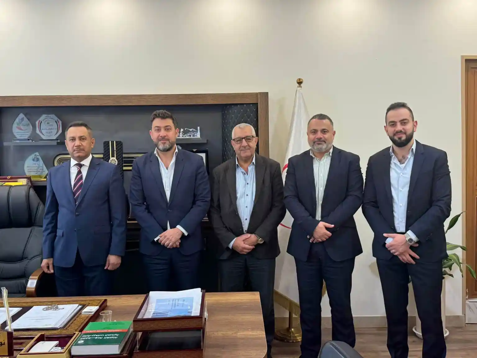 Amman Pharmaceutical Industries delegation visits Kimadia Iraq to enhance cooperation