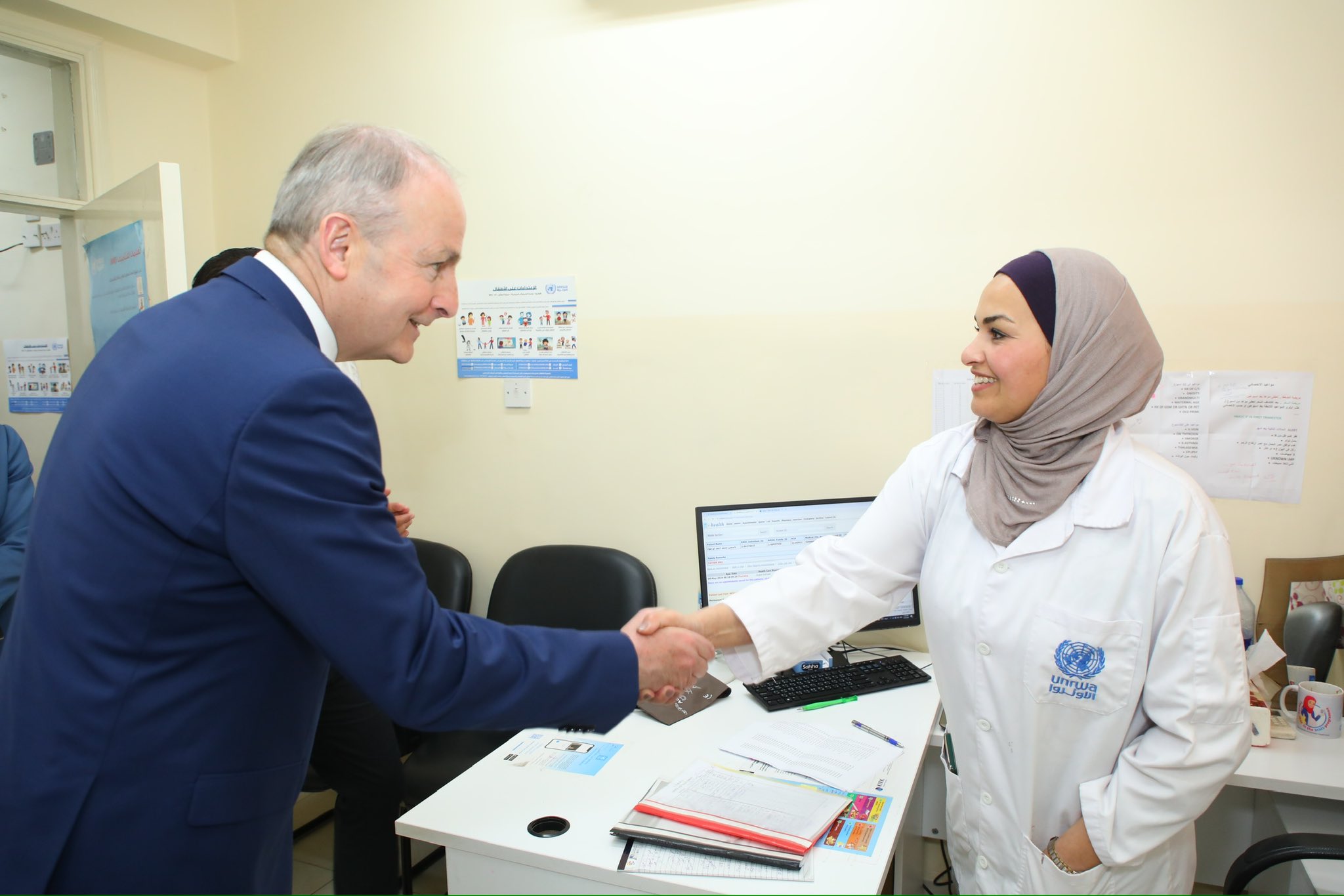 Micheál Martin praises UNRWA’s role during visit to Jordan