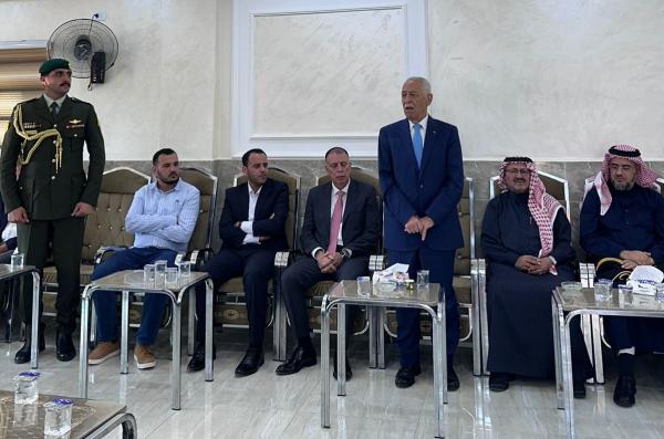 مندوبا عن الملك وولي العهد .. العيسوي يعزي عشيرة الفراية